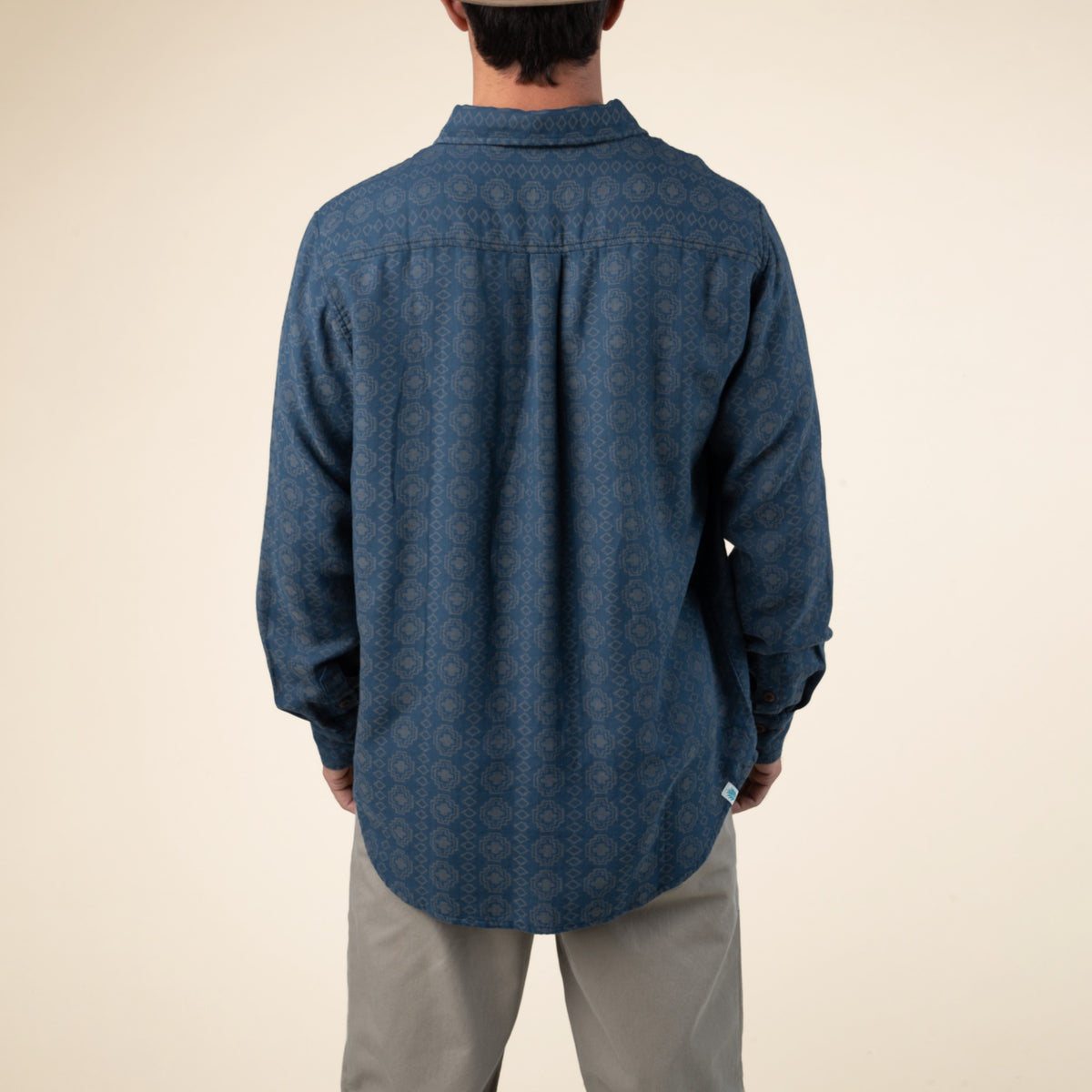 City Slicker Long Sleeve Shirt - Ojinaga - Blue