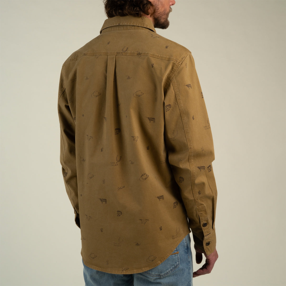 Buckaroo Long Sleeve Shirt - Saddle Brown