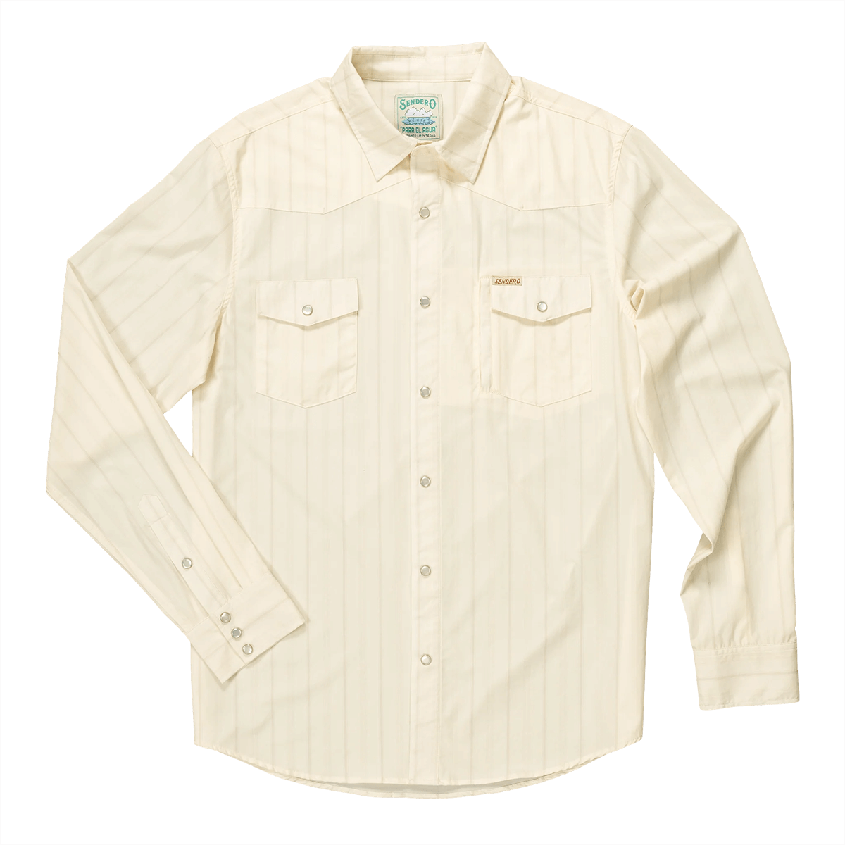 Confluence Tech Long Sleeve Shirt - Vintage White/Khaki