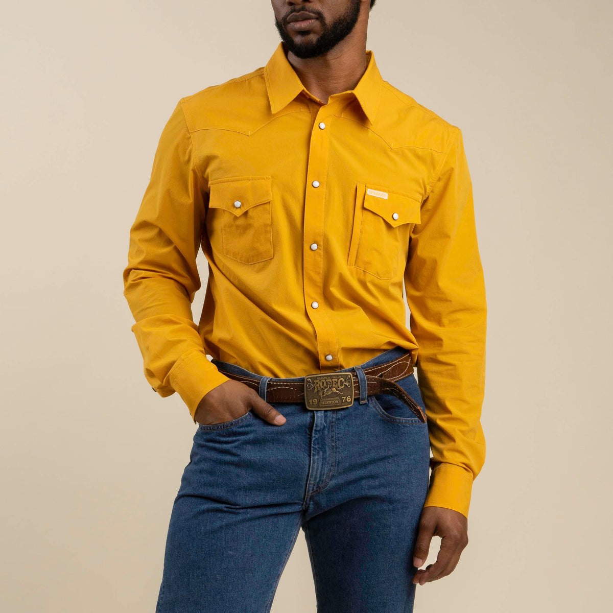 Confluence Tech Long Sleeve Shirt - Mustard
