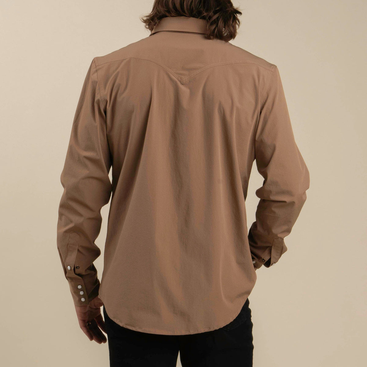Confluence Tech Long Sleeve Shirt - Light Brown