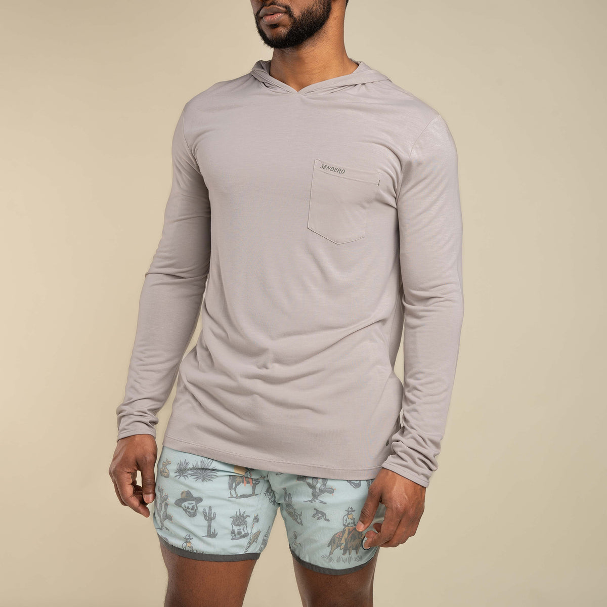 Yucatan Bamboo Hoodie Tech Shirt