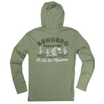 Yucatan Bamboo Hoodie Print