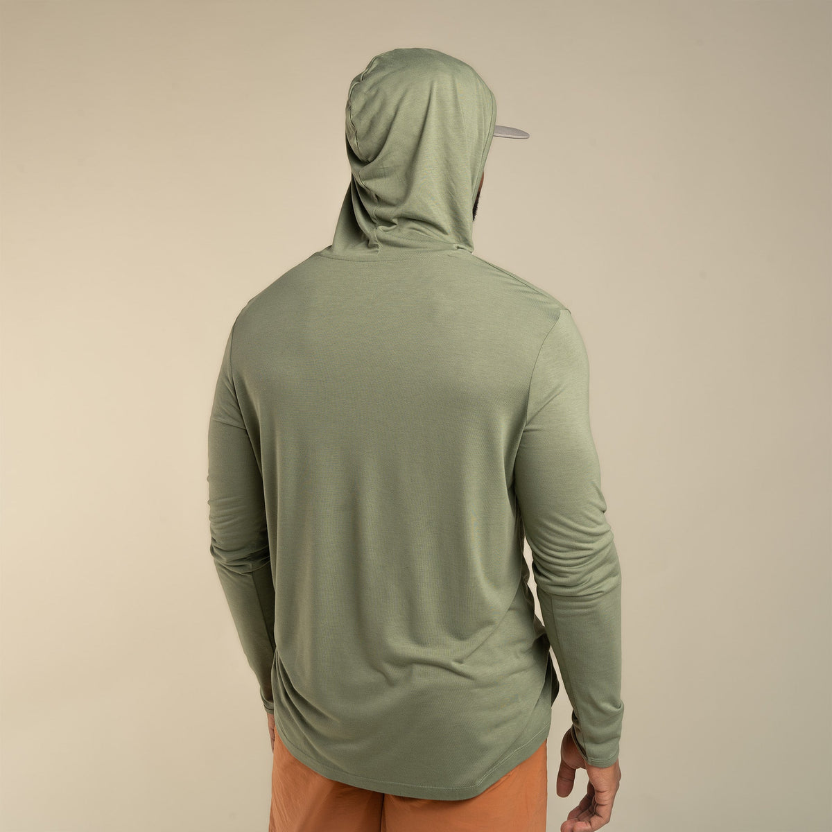 Yucatan Bamboo Hoodie Tech Shirt - San Juan Sage