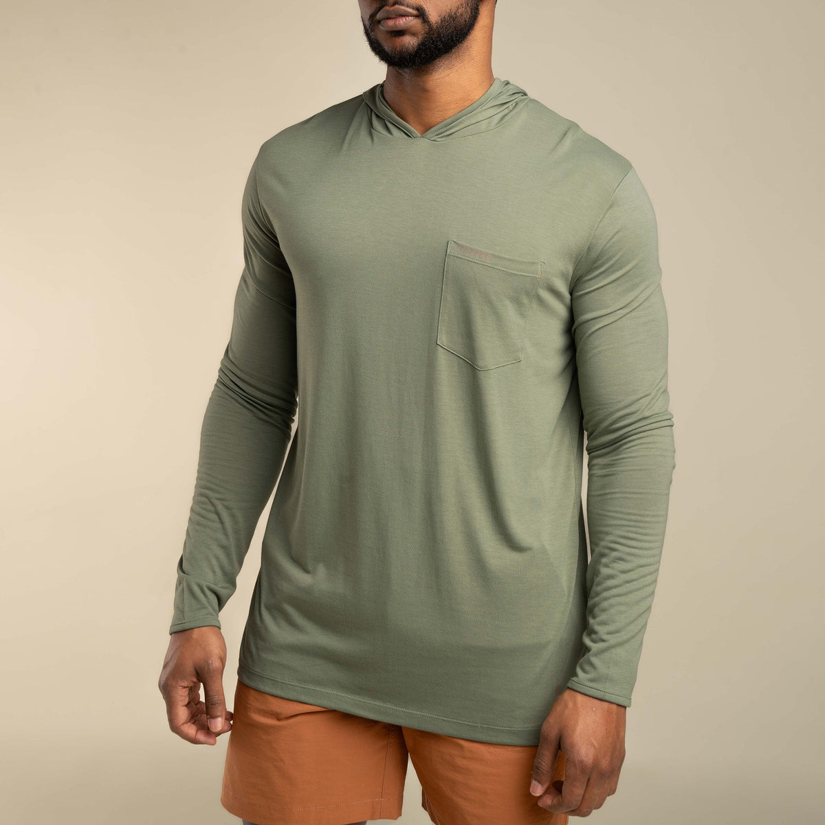 Yucatan Bamboo Hoodie Tech Shirt - San Juan Sage