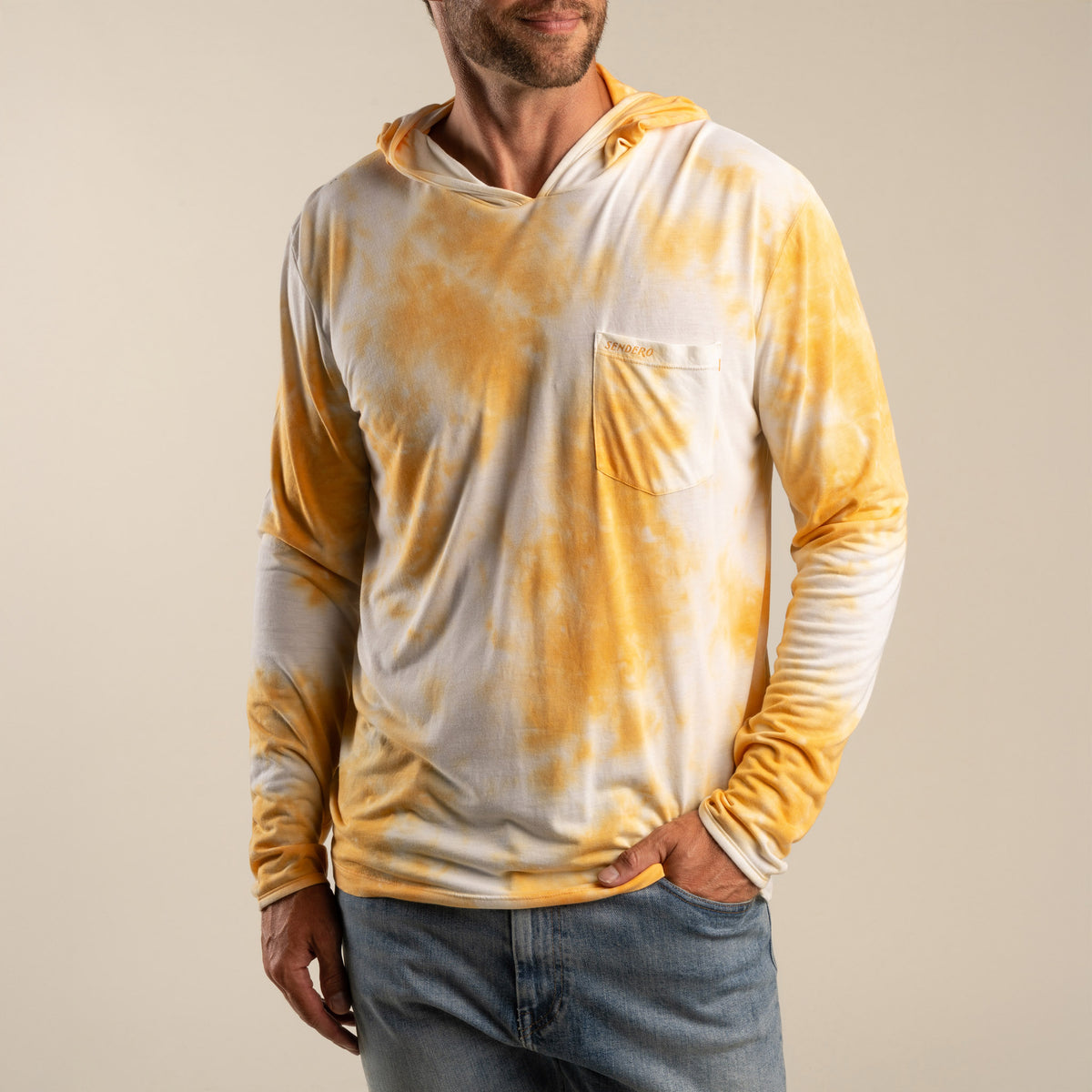 Yucatan Bamboo Hoodie Tech Shirt - Tie Dye - Whataburger