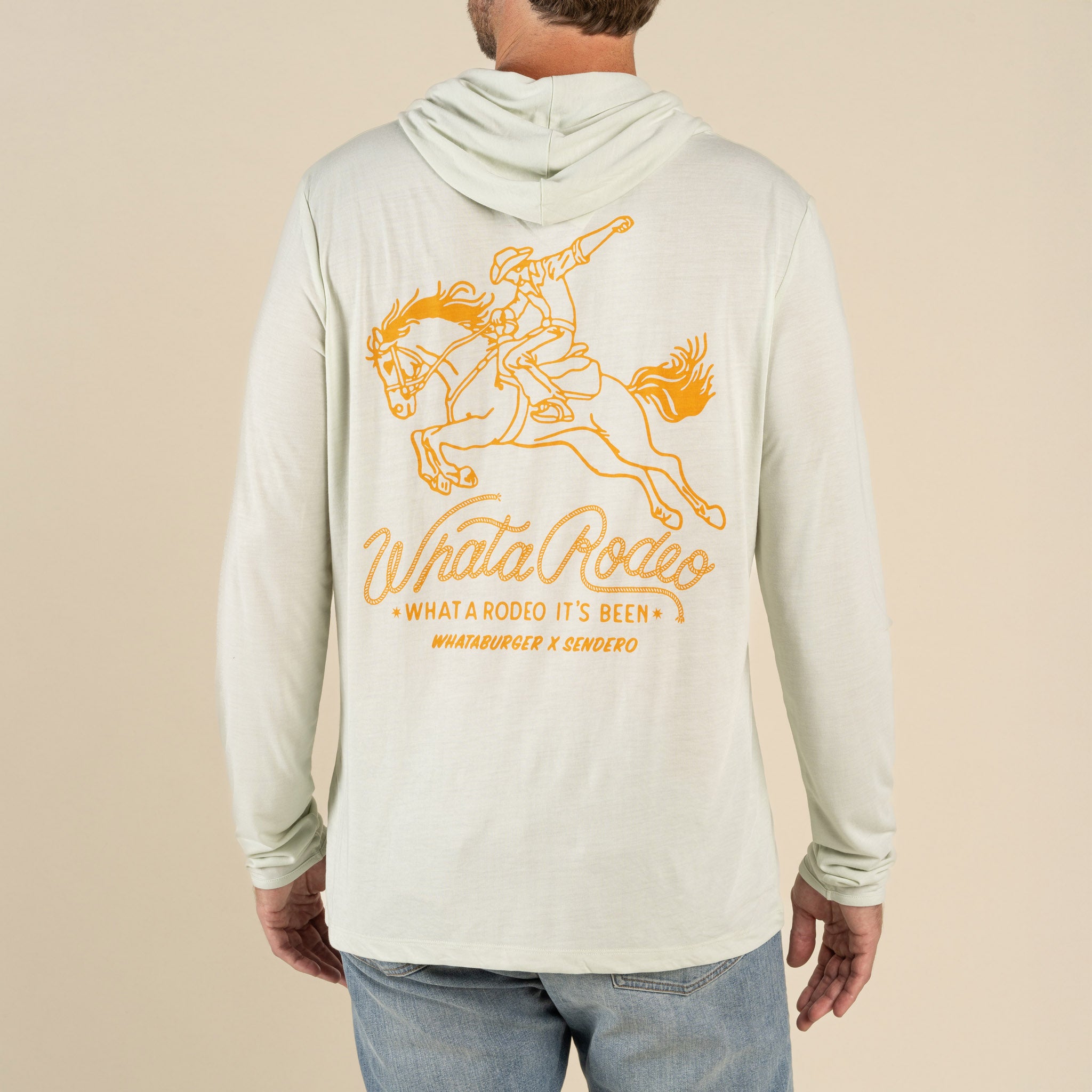 Whataburger x Sendero Yucatan Bamboo Hoodie Tech Shirt