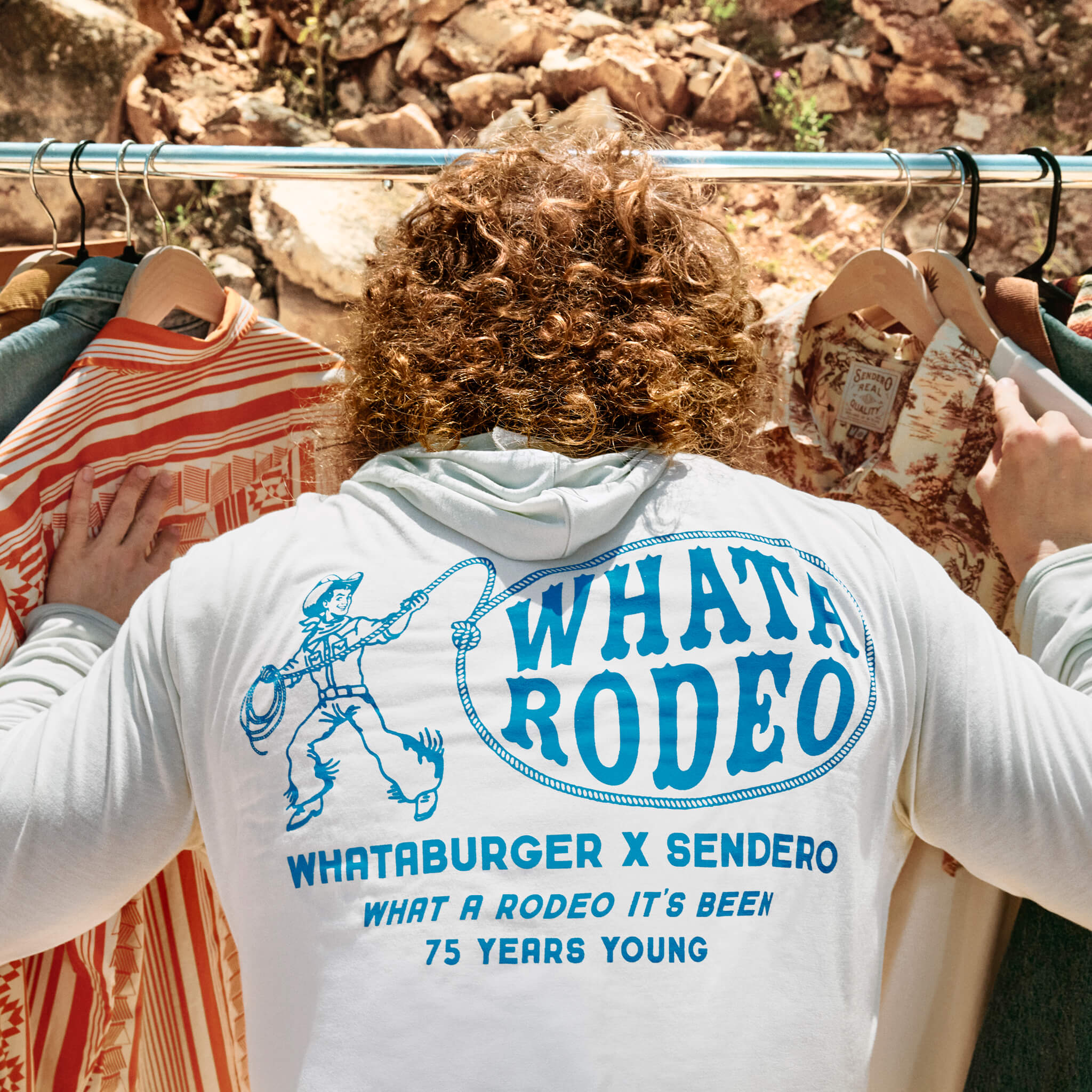 Whataburger x Sendero Yucatan Bamboo Hoodie Tech Shirt