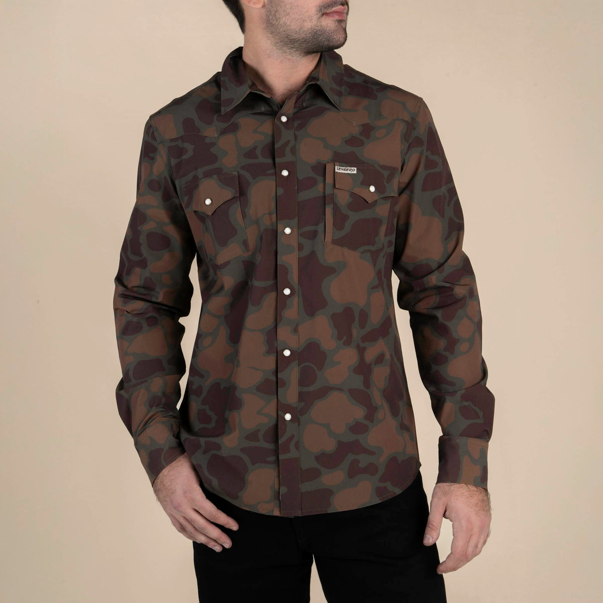 Confluence Tech Long Sleeve Shirt - Forest Camo