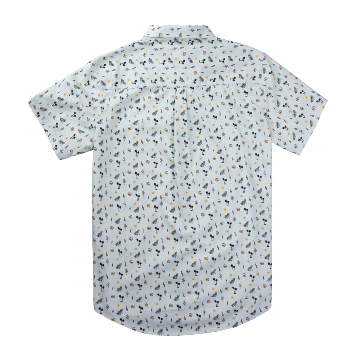 City Slicker Button Up Short Sleeve - Oasis - Blue