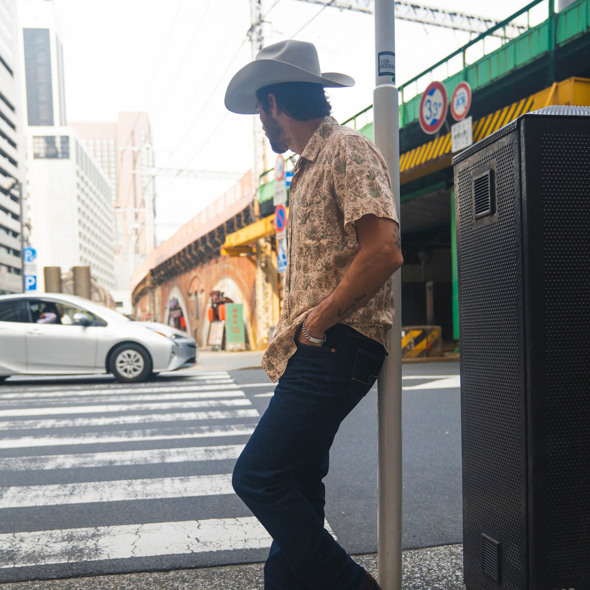 City Slicker Button Up Short Sleeve - Vaqueros Print