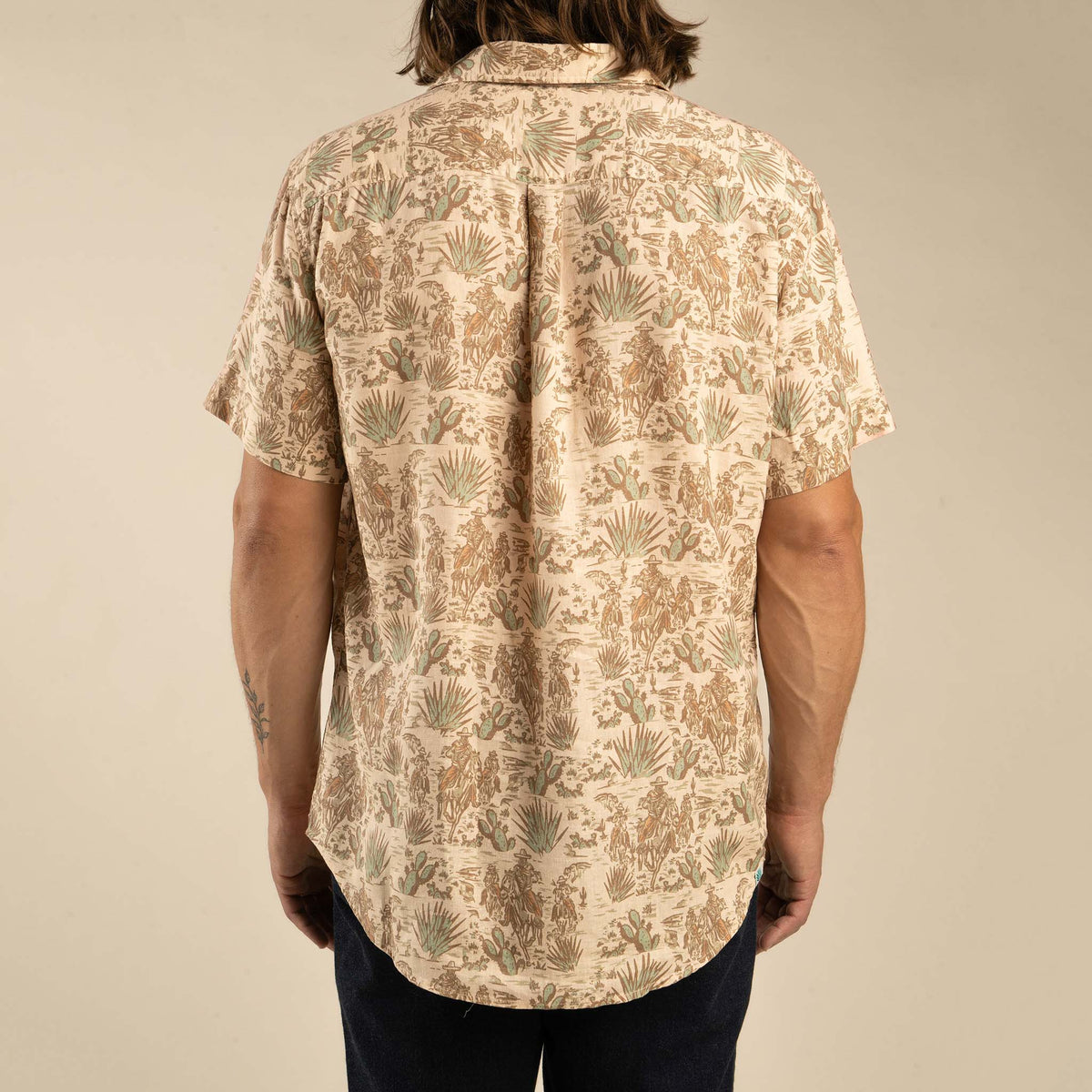 City Slicker Button Up Short Sleeve - Vaqueros Print