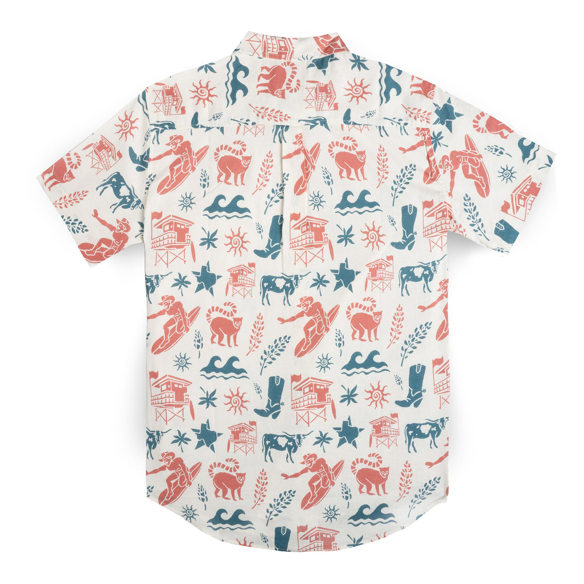 City Slicker Button Up Short Sleeve - Texas Surf