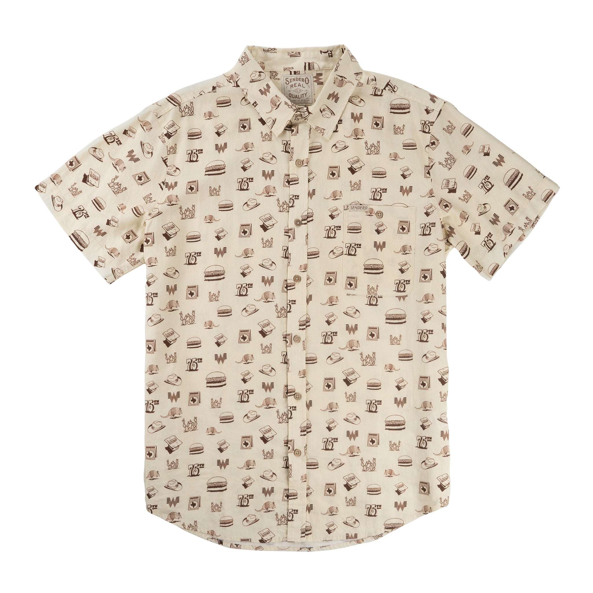 Whataburger x Sendero City Slicker Short Sleeve Shirt