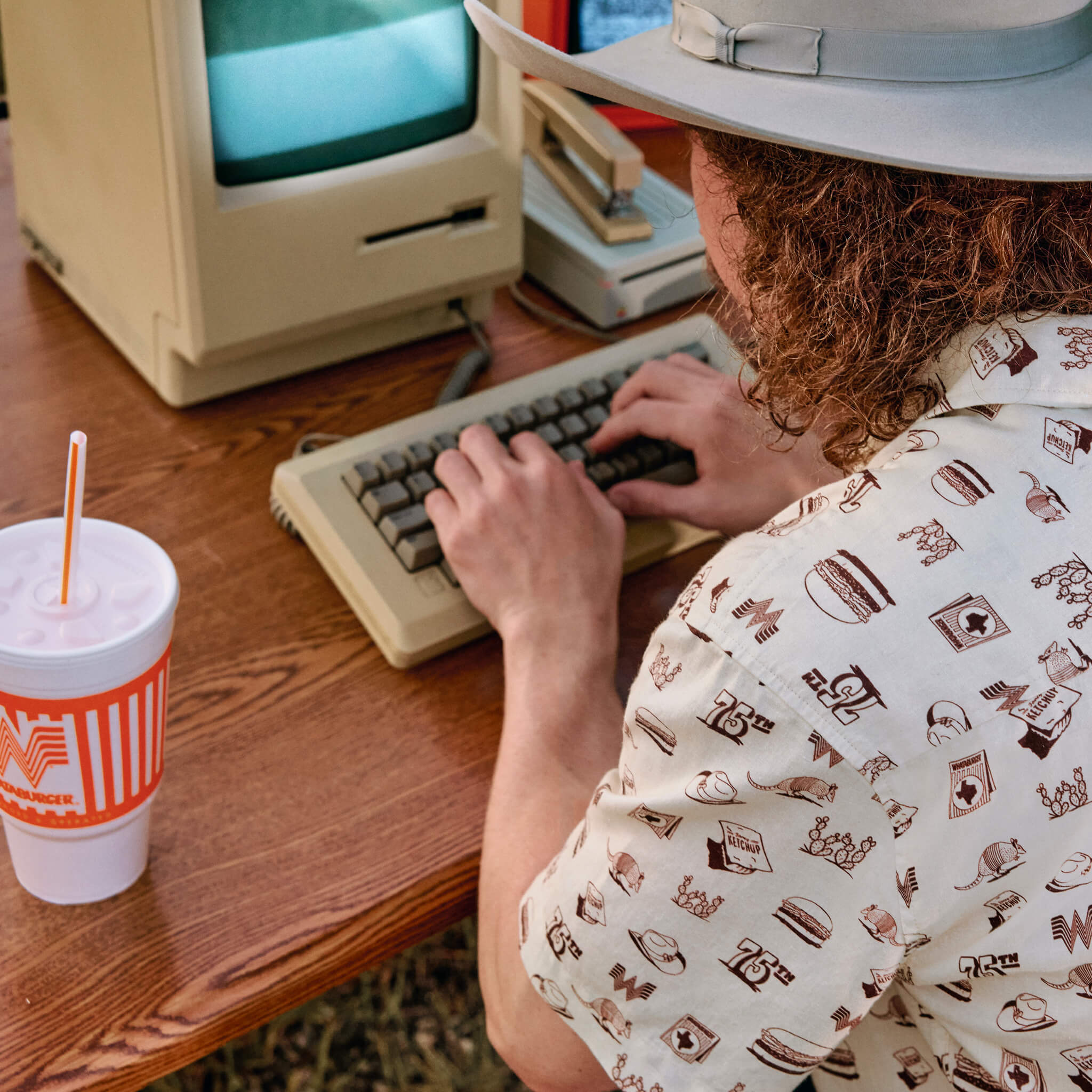 Whataburger x Sendero City Slicker Short Sleeve Shirt