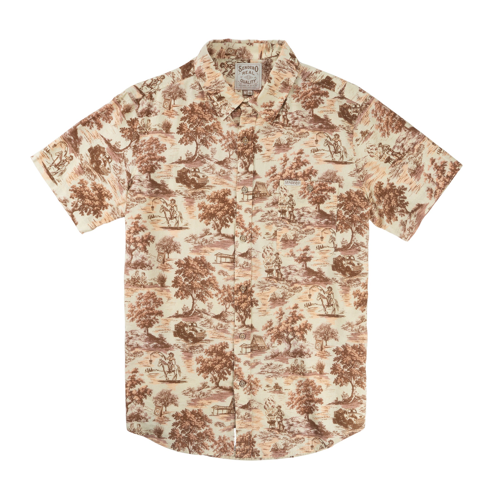 Whataburger x Sendero City Slicker Short Sleeve Shirt