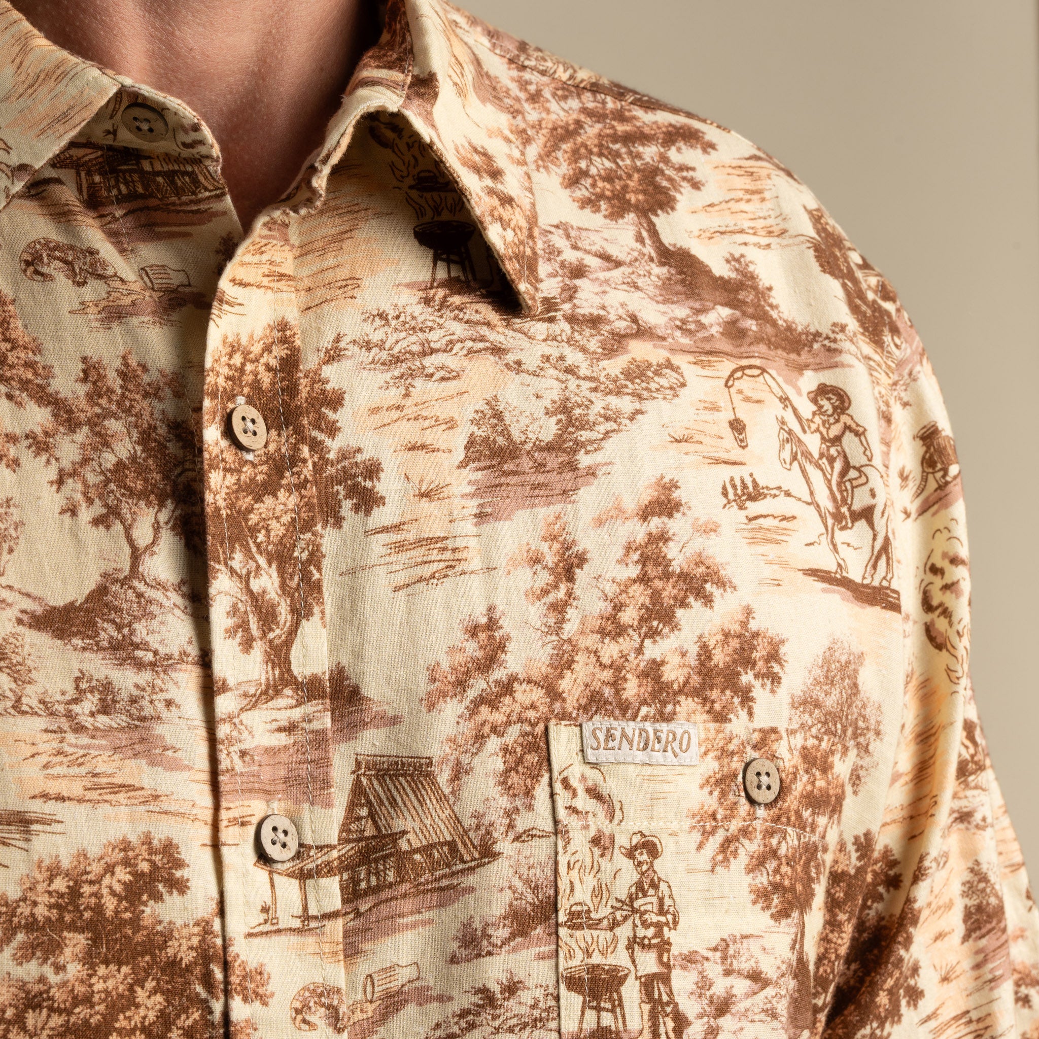 Whataburger x Sendero City Slicker Short Sleeve Shirt