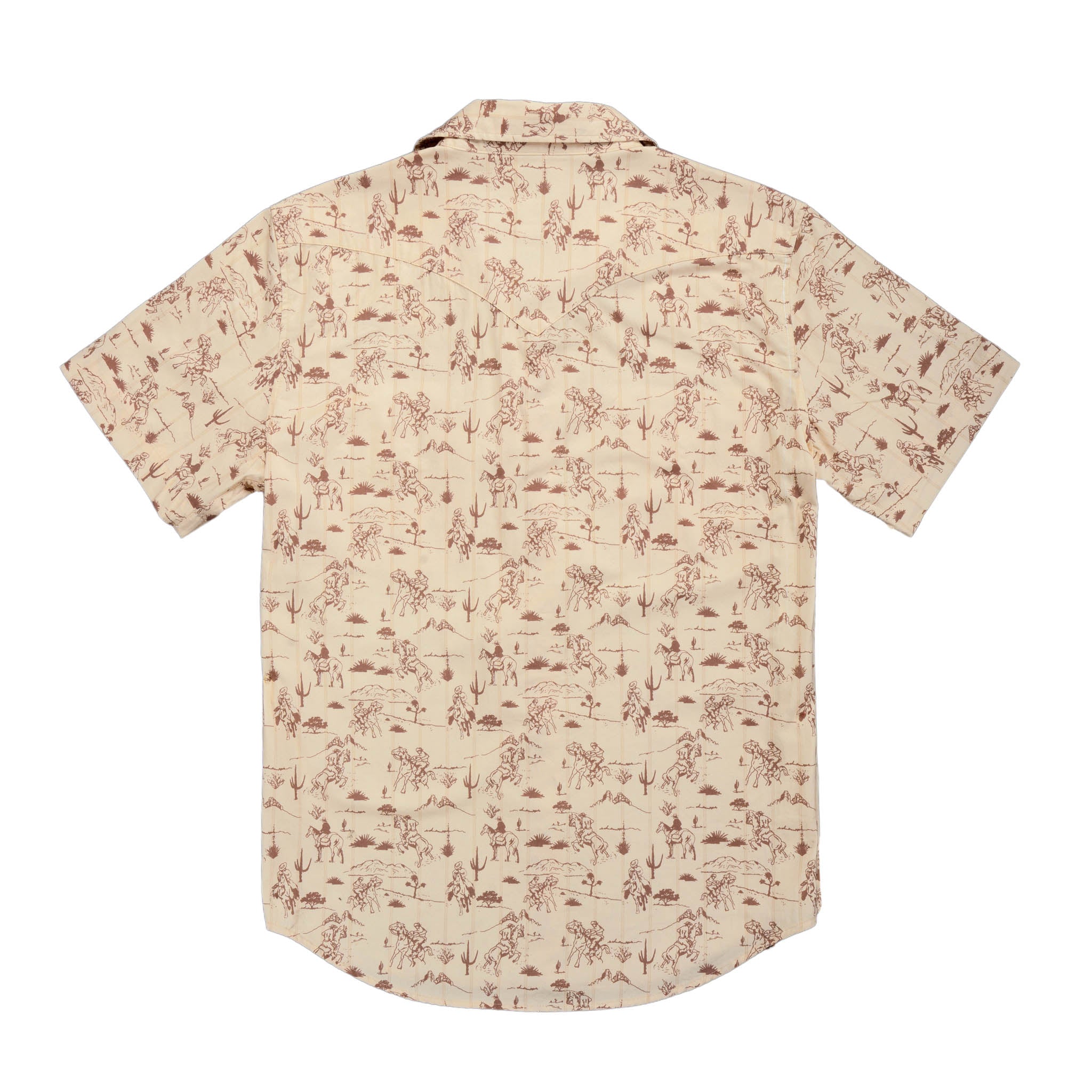 The Wyatt Pearl Snap Short Sleeve Serape Shirt