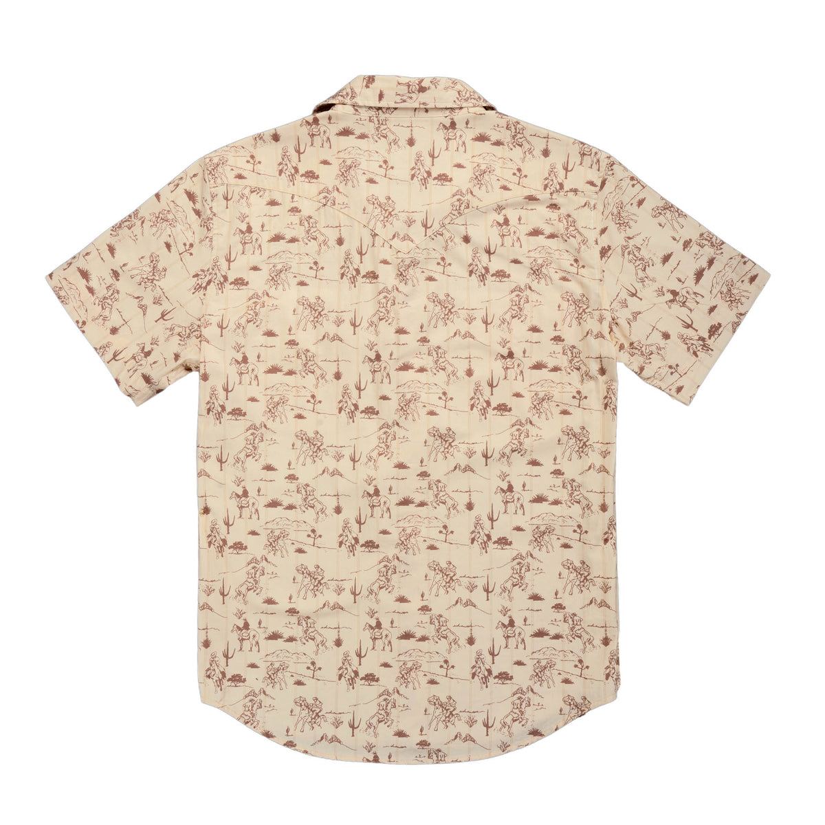 Serape Pearl Snap Short Sleeve - Amarillo
