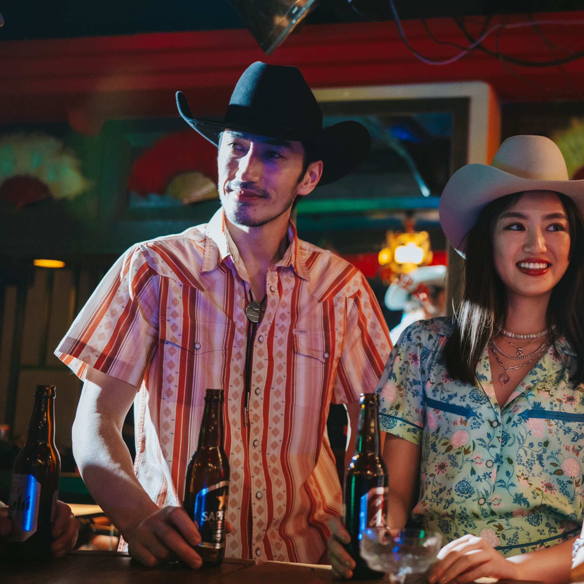 The Wyatt Pearl Snap Short Sleeve Serape Shirt
