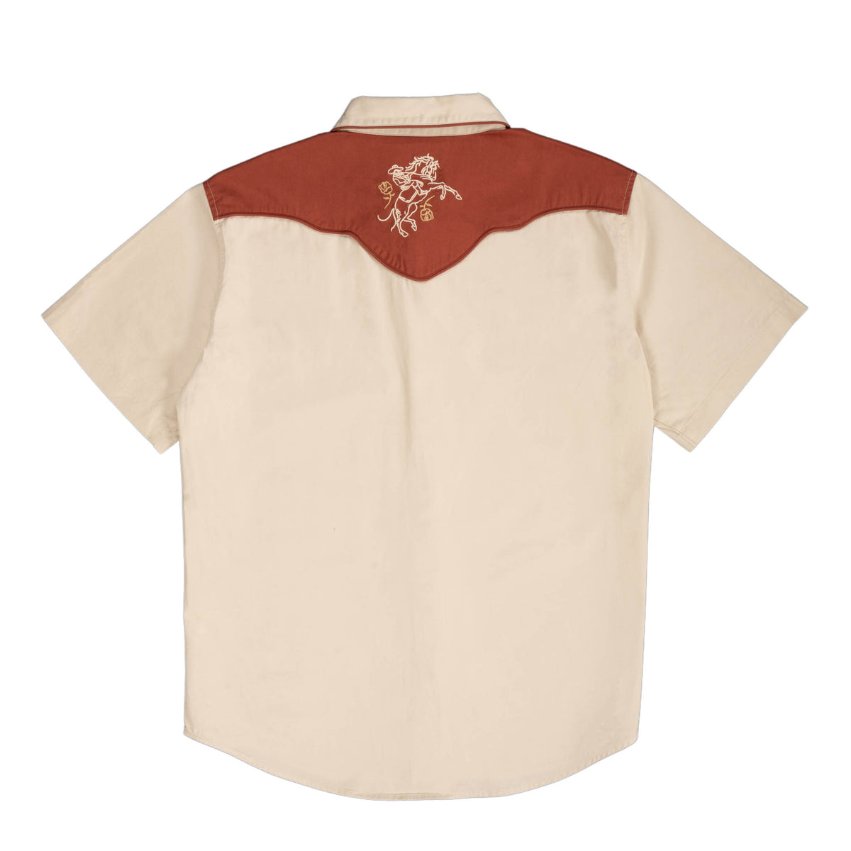 The Cody Western Short Sleeve Shirt - Oat