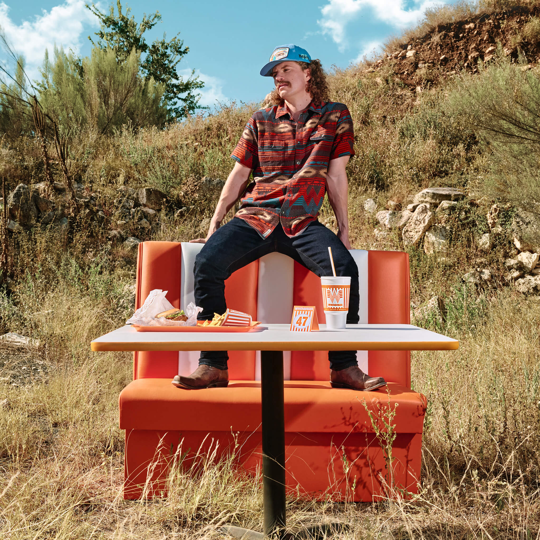 Whataburger x Sendero Boquillas Short Sleeve Shirt