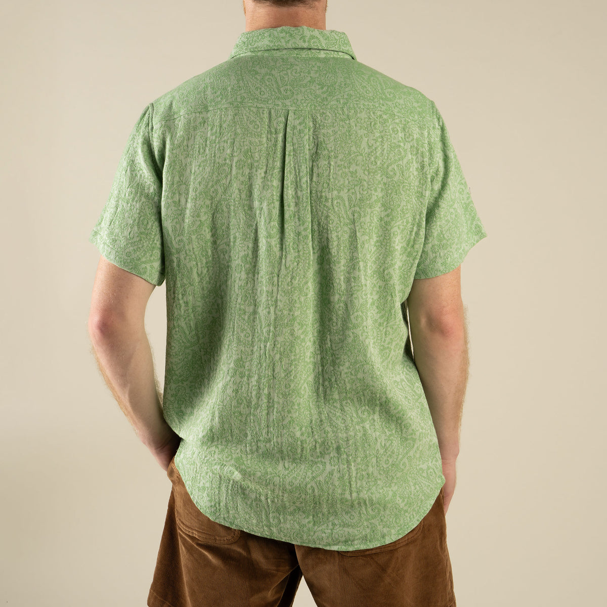 Boquillas Short Sleeve Shirt - Wildrose Paisley - Green
