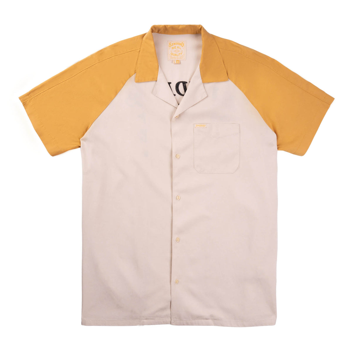 Saloon Short Sleeve Shirt - Sendero Speedway - Yellow