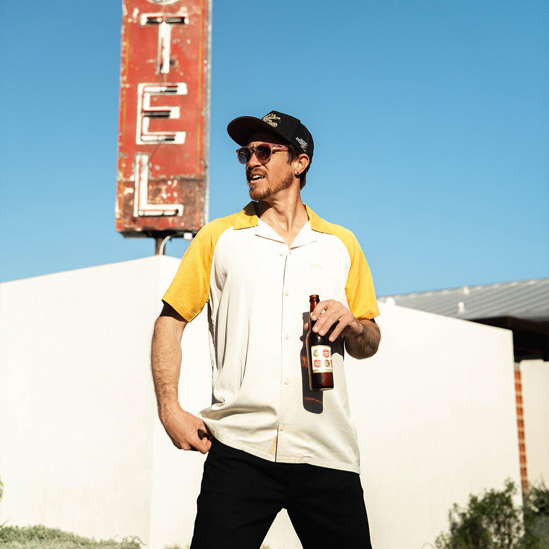 Saloon Short Sleeve Shirt - Sendero Speedway - Yellow