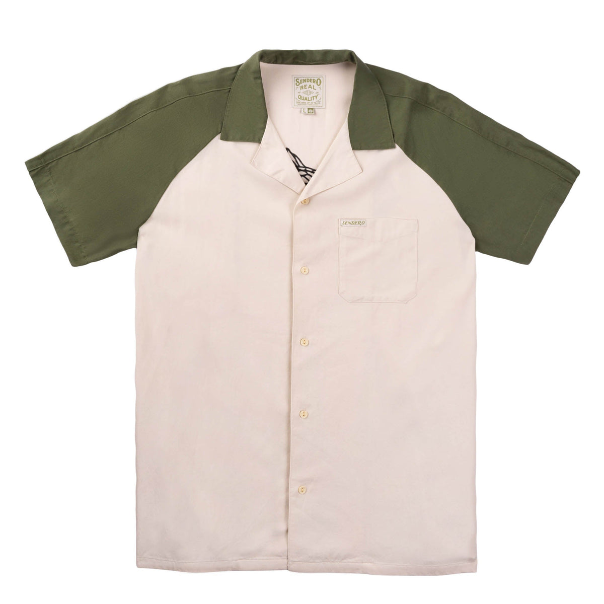 Saloon Short Sleeve Shirt - Aguila - Green