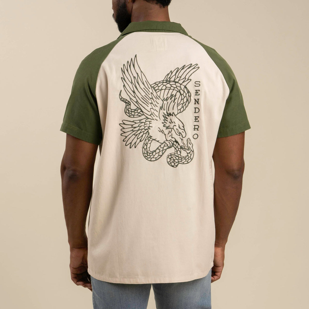 Saloon Short Sleeve Shirt - Aguila - Green