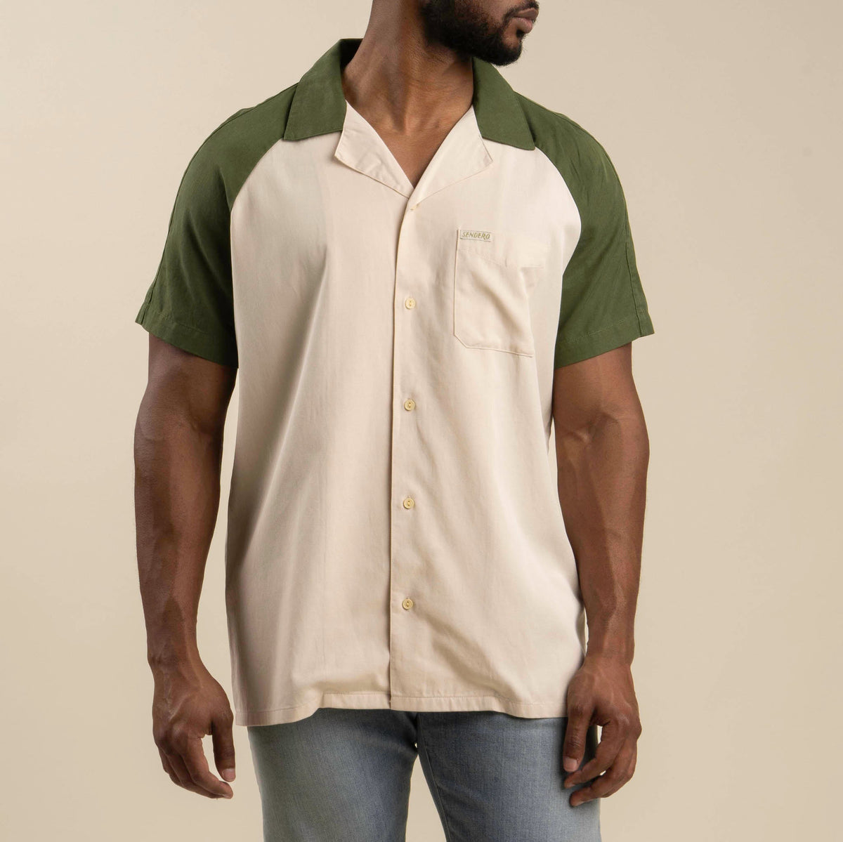 Saloon Short Sleeve Shirt - Aguila - Green