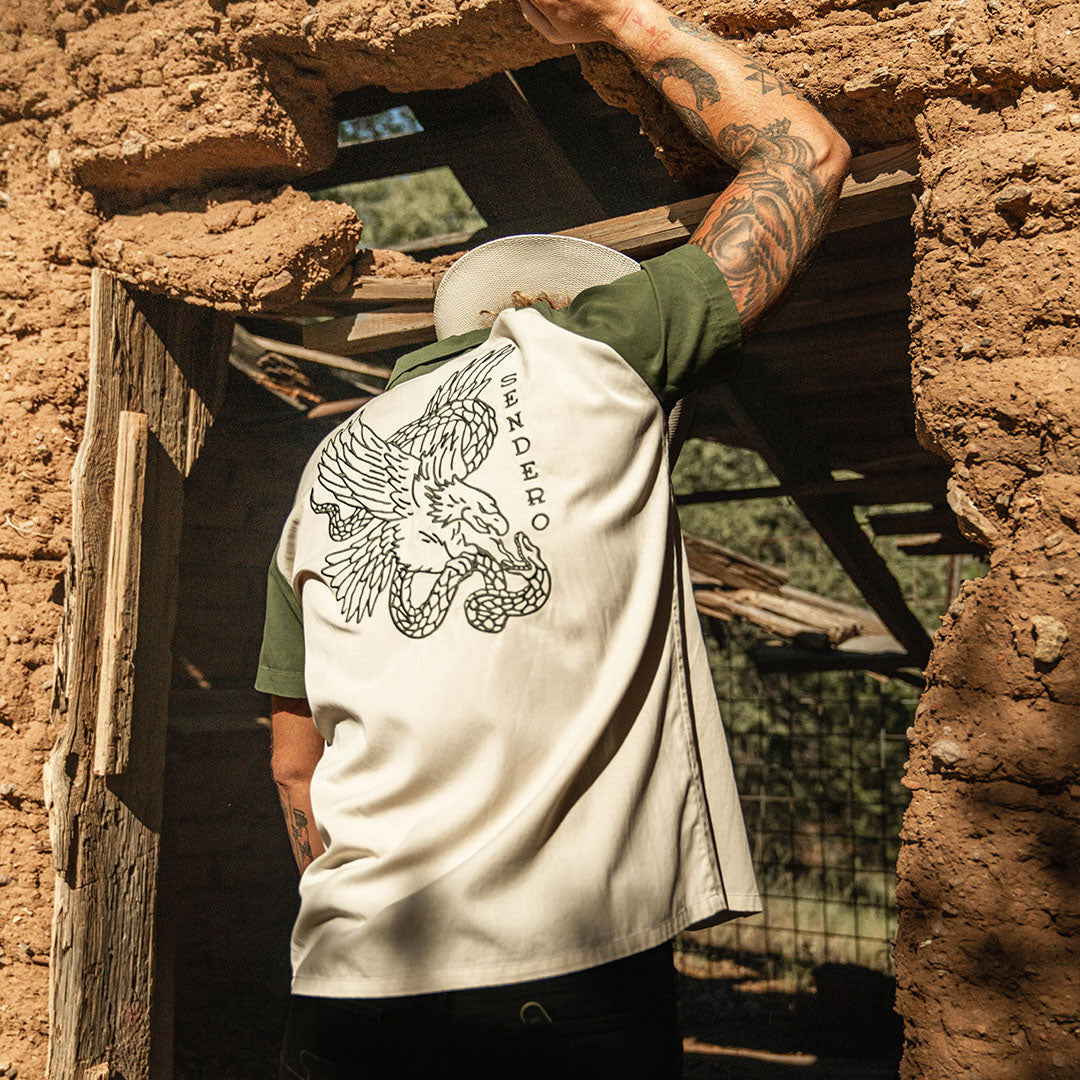 Saloon Short Sleeve Shirt - Aguila - Green