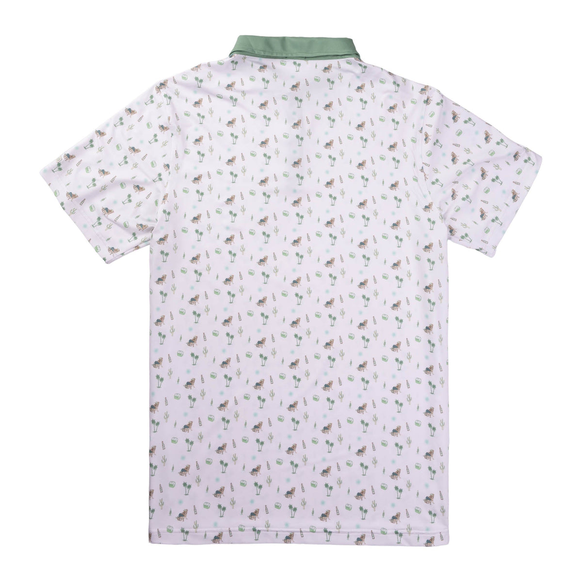 High Noon Performance Polo - Oasis - White