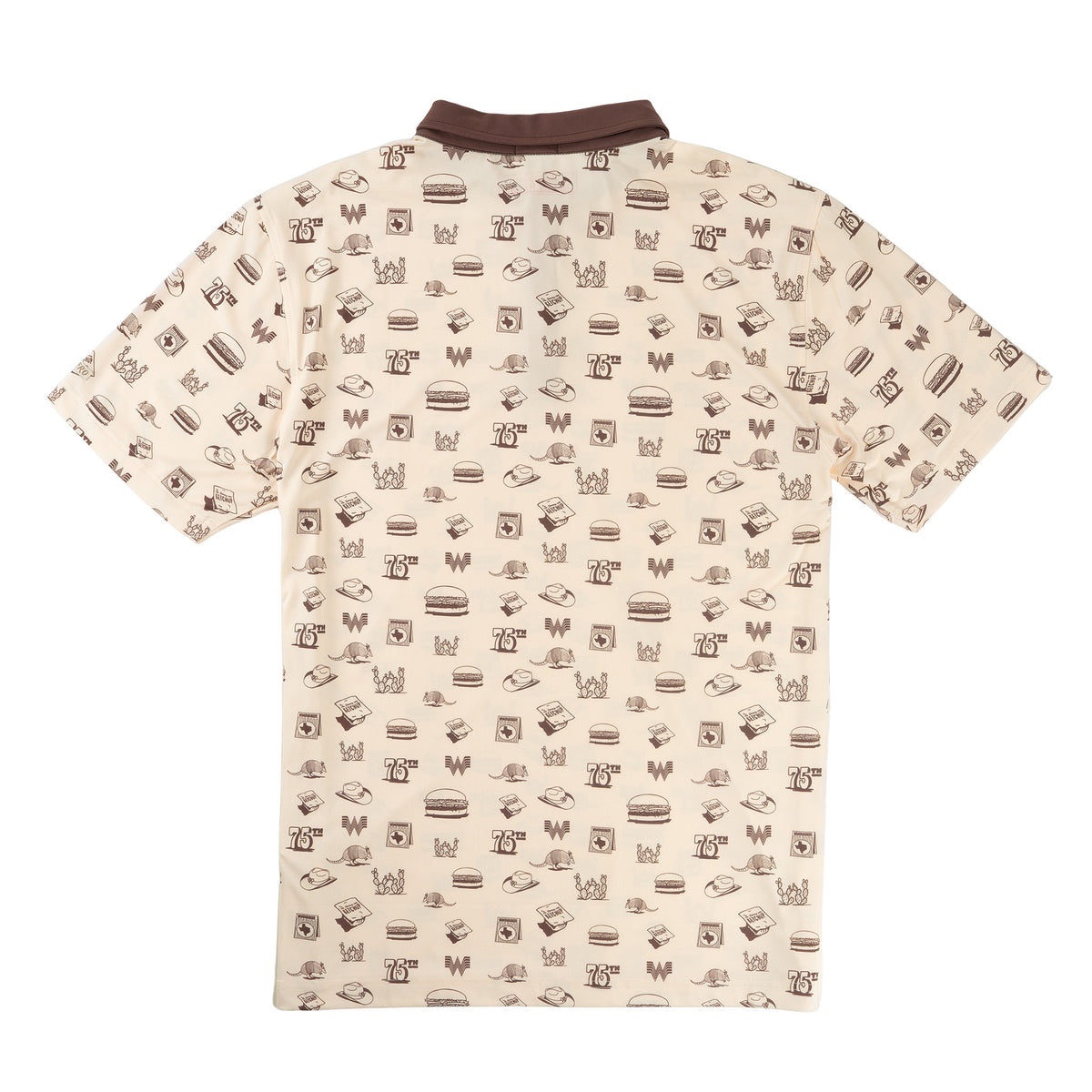 High Noon Performance Polo - Hamburguesa Print