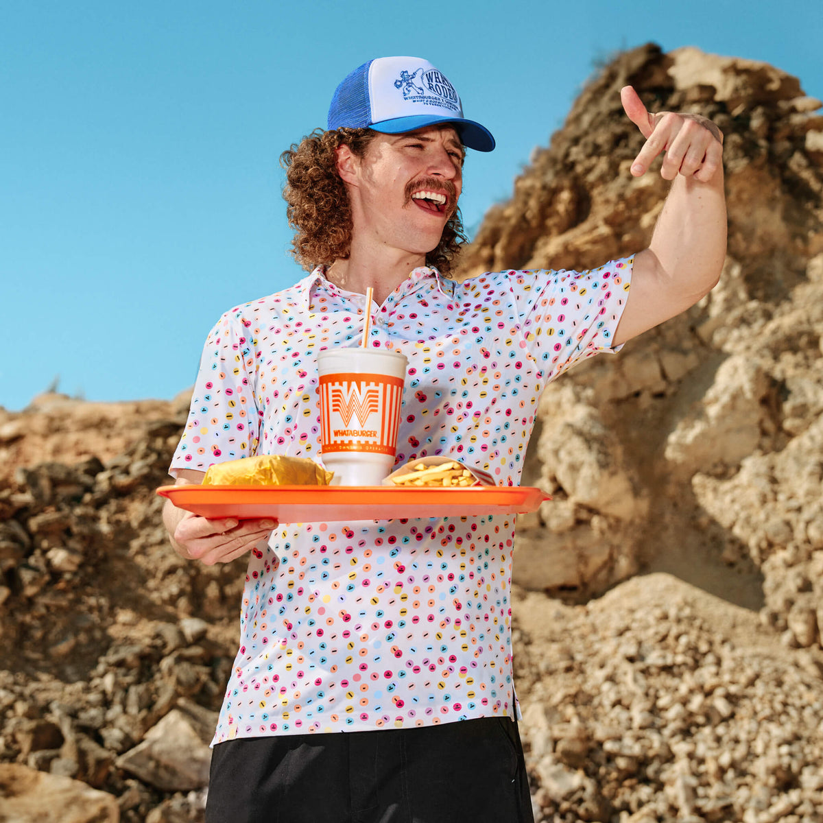 High Noon Performance Polo - WhataDots Print