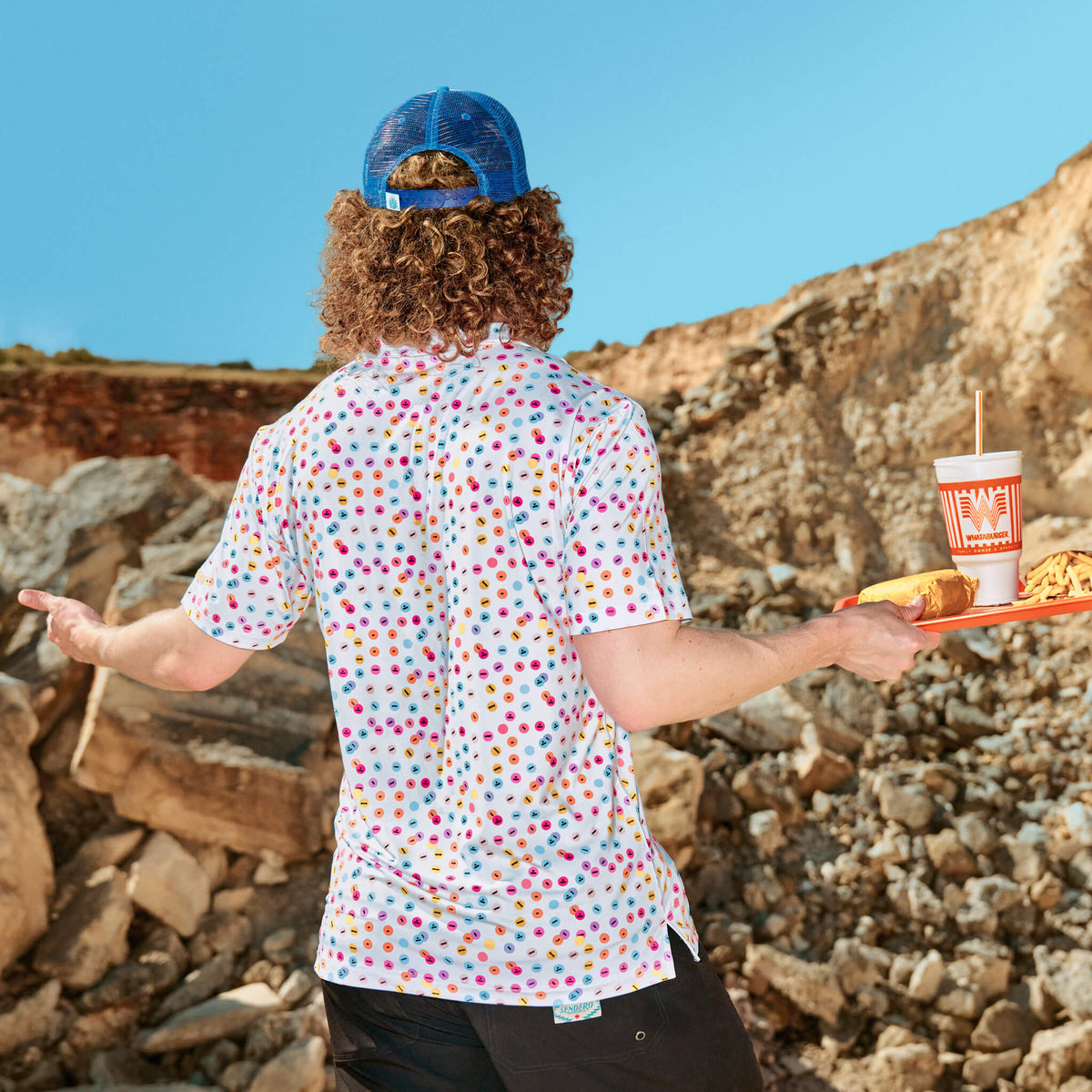 High Noon Performance Polo - WhataDots Print