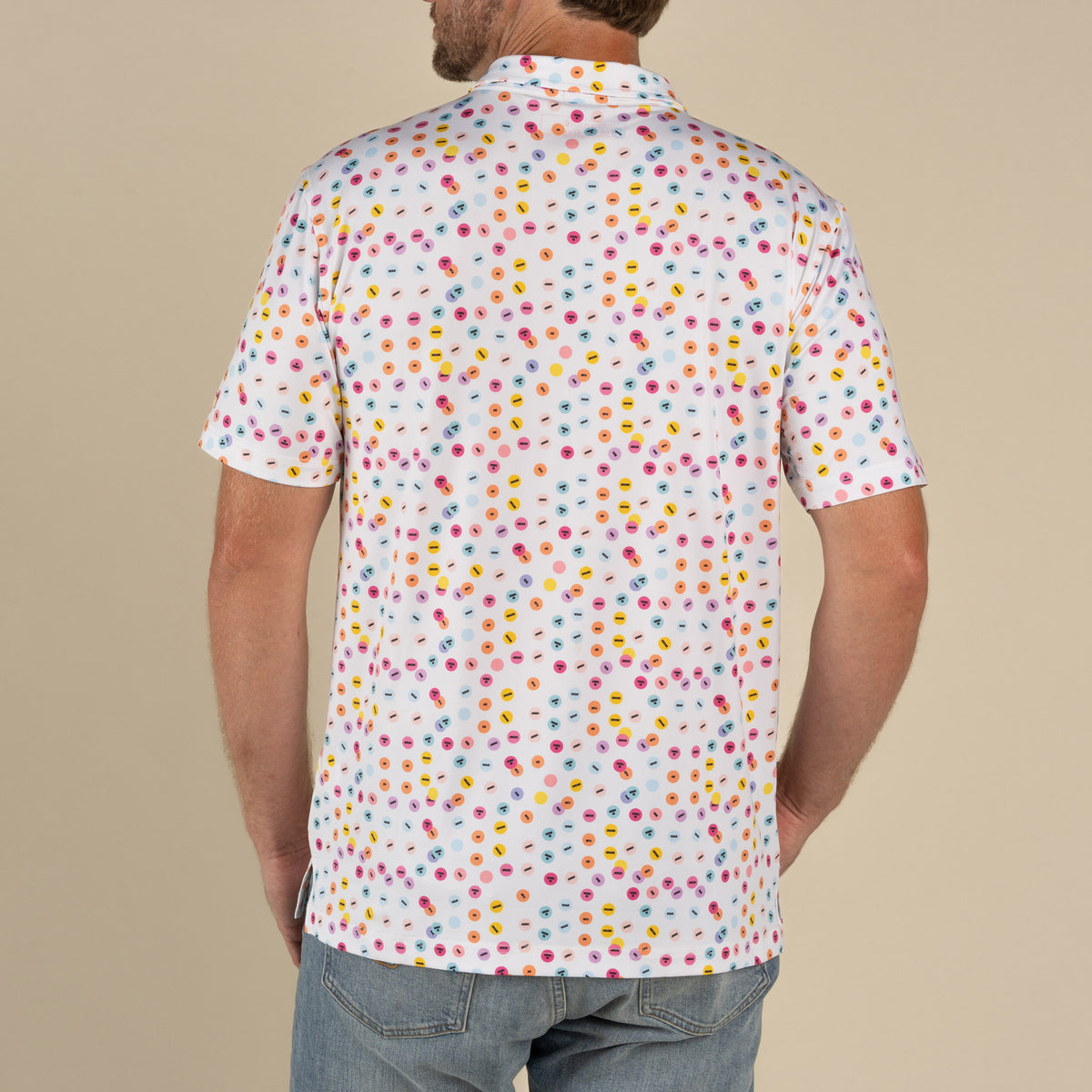 High Noon Performance Polo - WhataDots Print