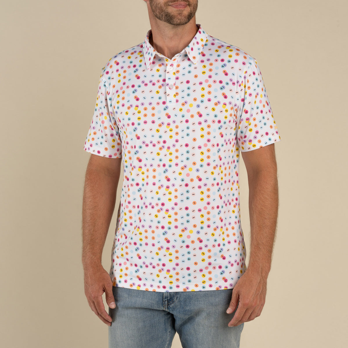 High Noon Performance Polo - WhataDots Print