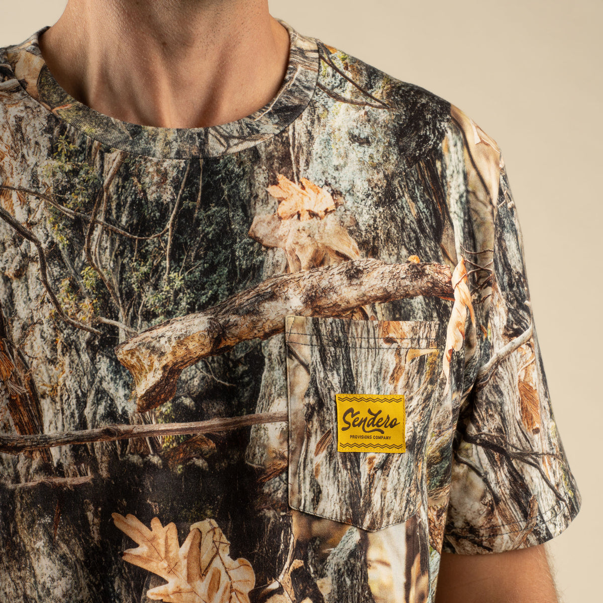 Logo Vintage Pocket Tee - Will Tree Camo