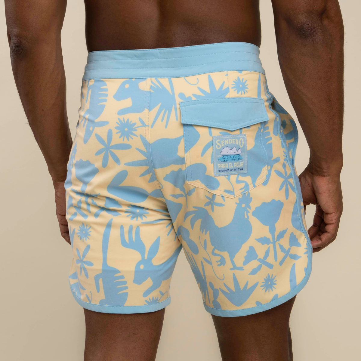 Point Bar Boardshorts - Otomi - Amarillo
