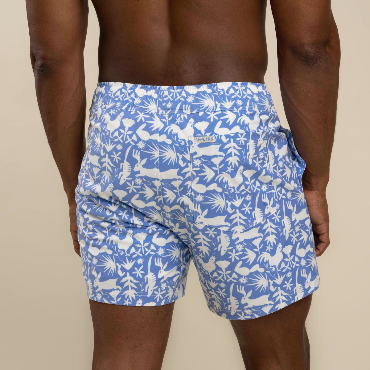 The Barton Elastic Boardshorts - Otomi - Blue