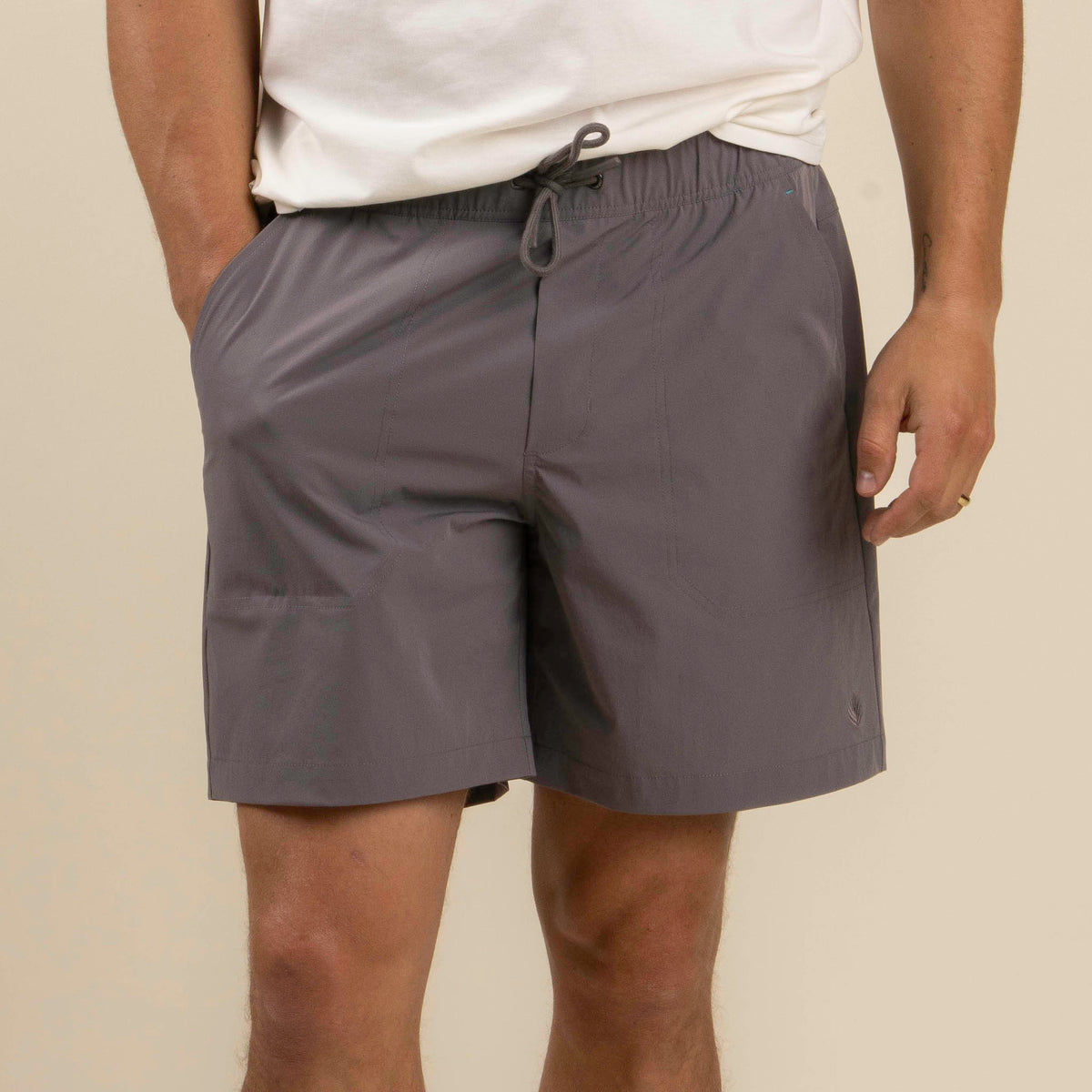 Bajada Hybrid Shorts - Dusty Plum