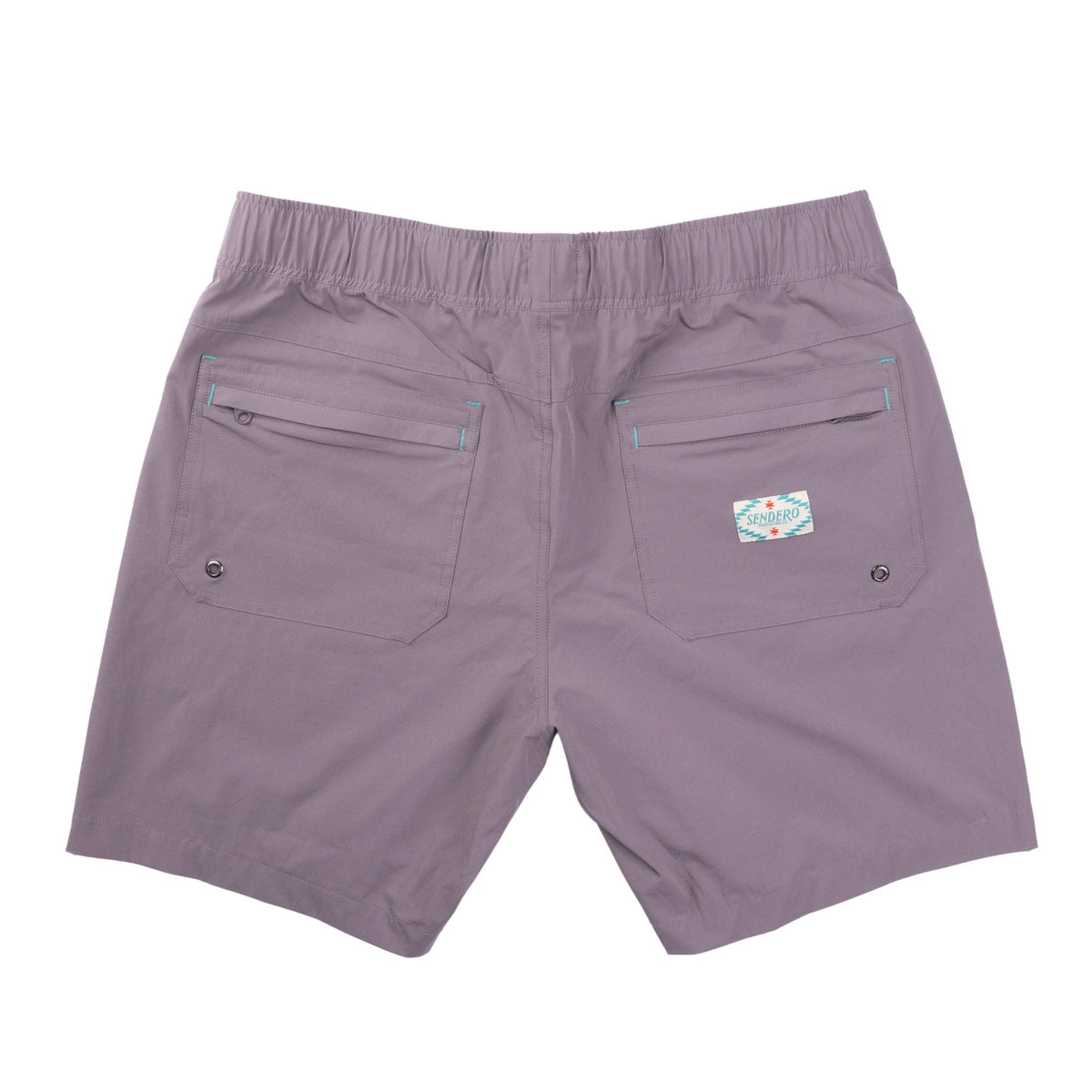 Bajada Hybrid Shorts - Dusty Plum