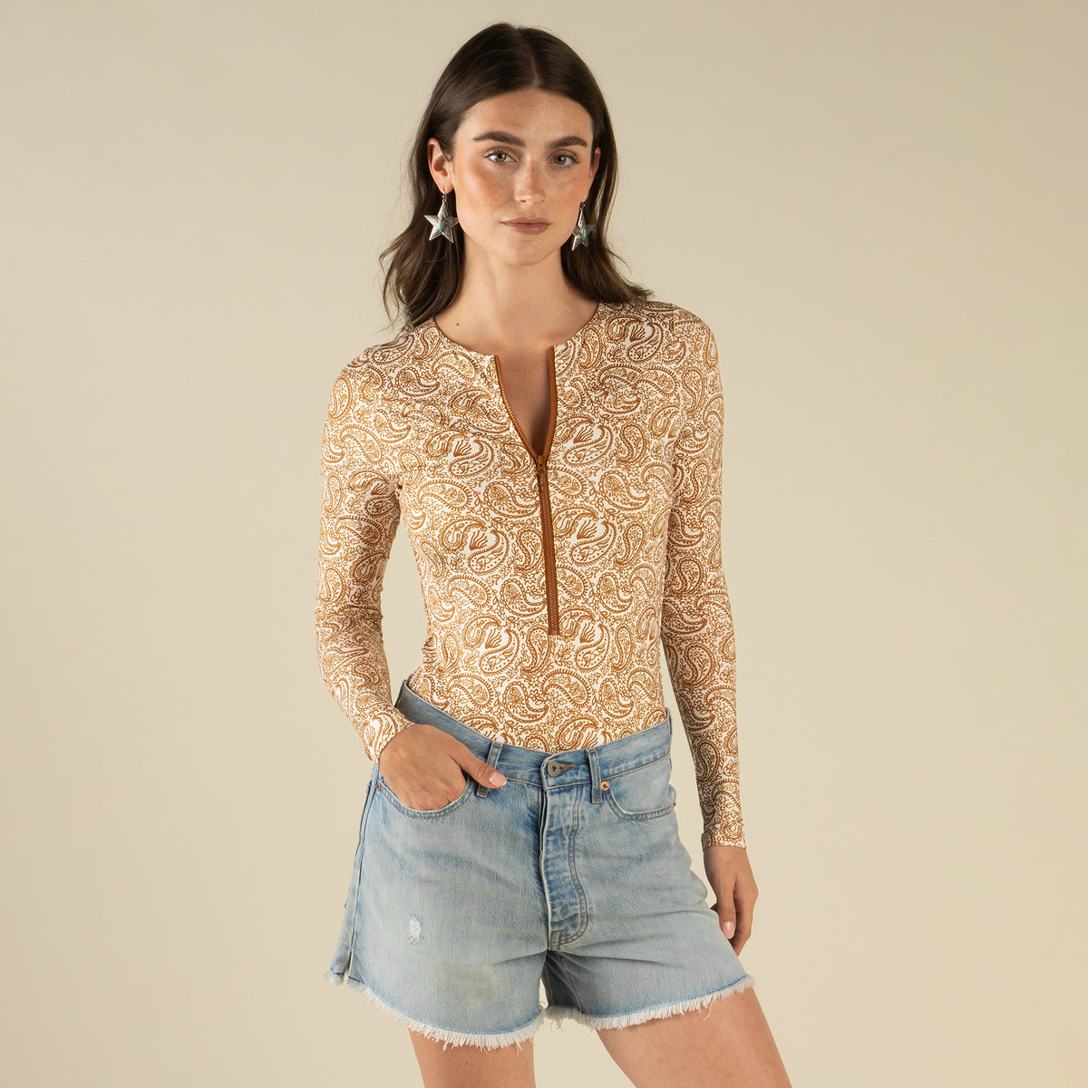 Solana Bodysuit - Wildrose Paisley