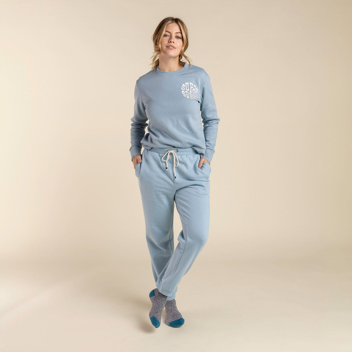 Women's Relaxed Sweatpant - Sterling Blue