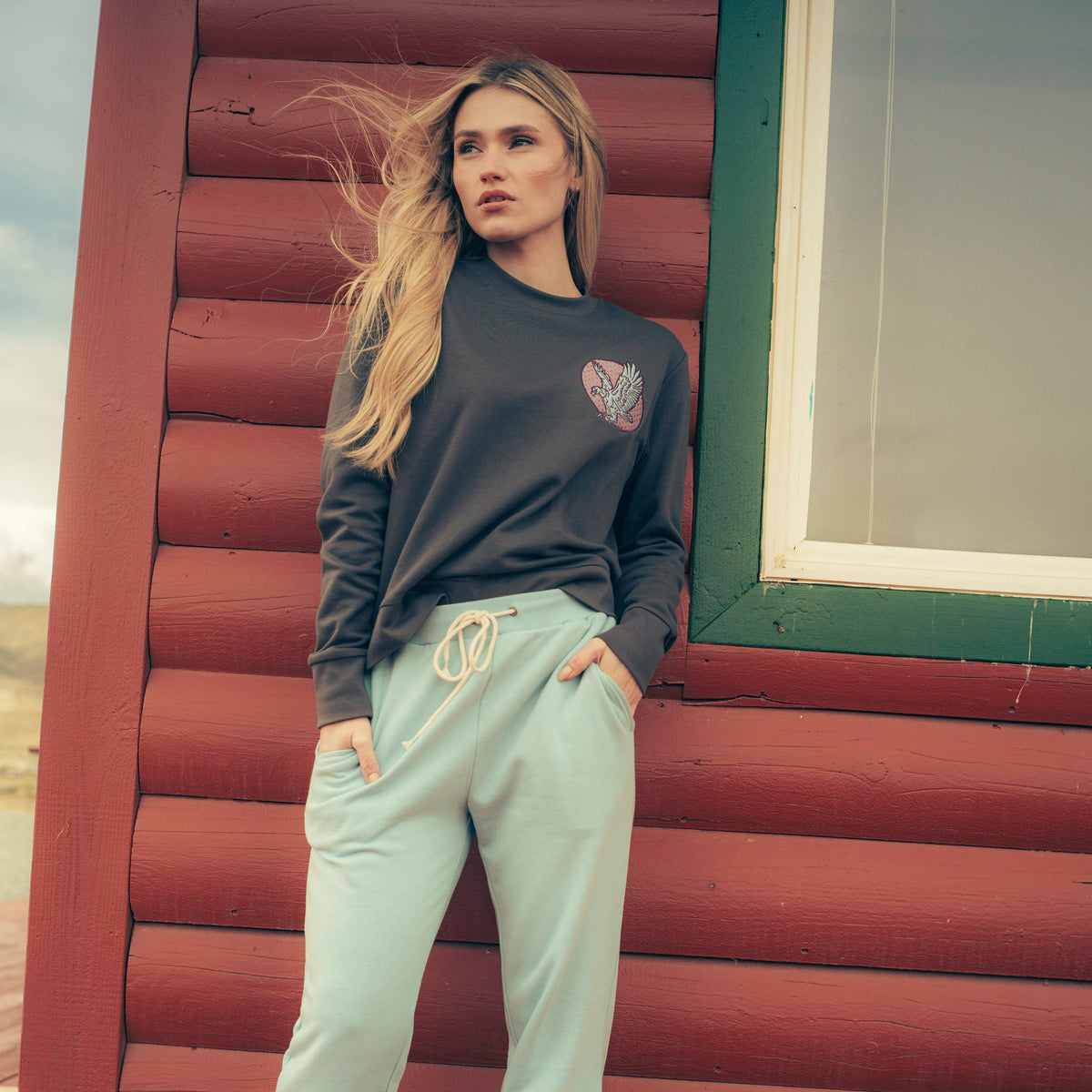 Women's Relaxed Sweatpant - Sterling Blue
