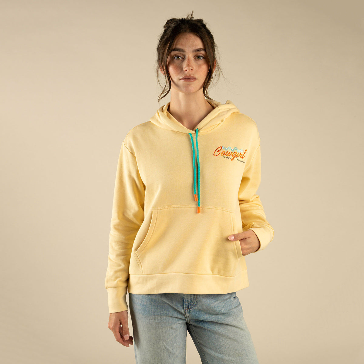Coastal Cowgirl Crop Hoodie