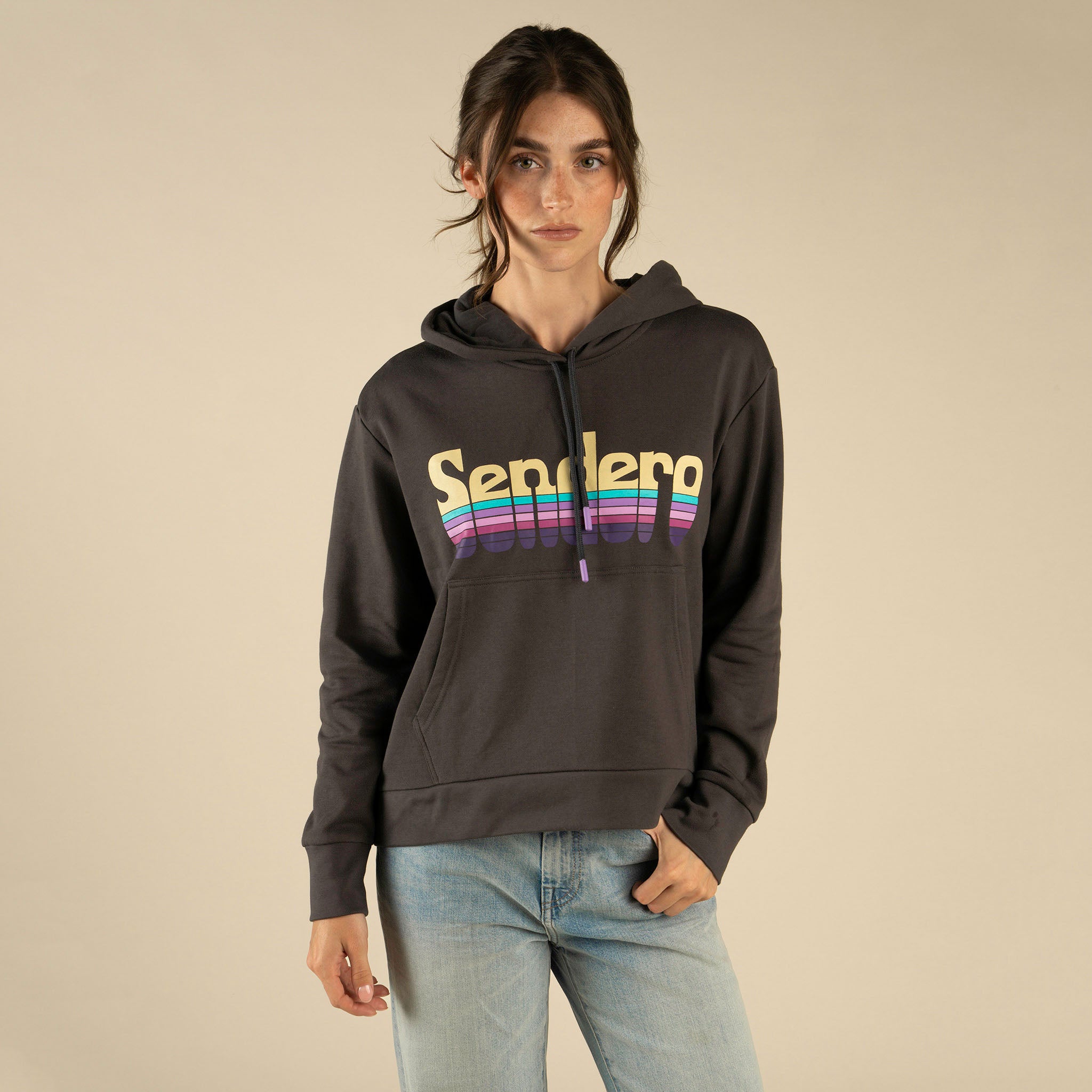 Retro Logo Boxy Hoodie