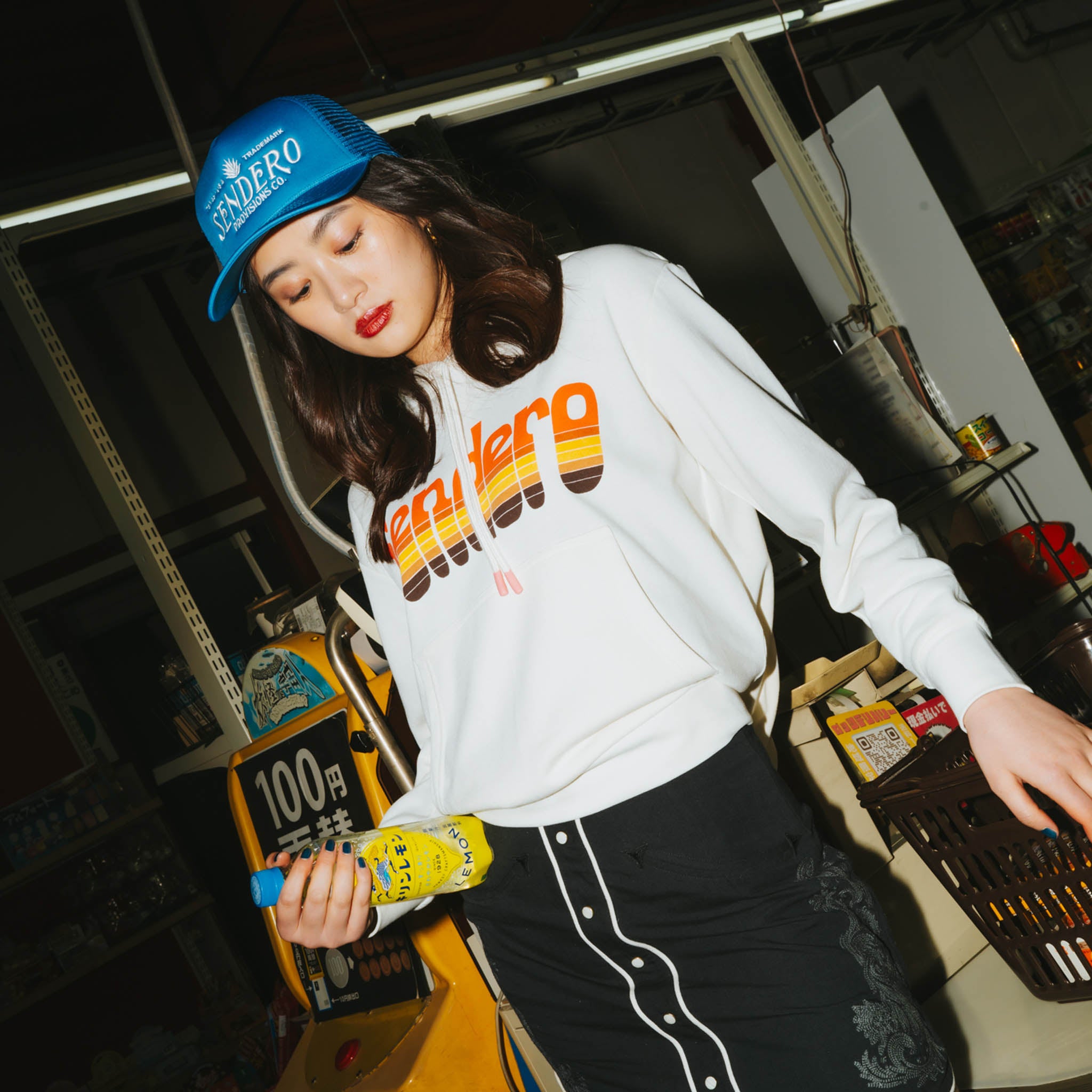 Retro Logo Boxy Hoodie